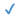 A blue checkmark.