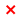 Cross icon